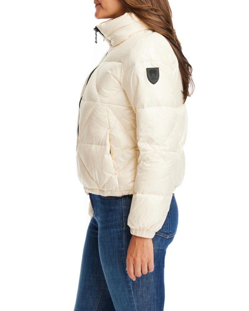 Casacas Vince Camuto Triangle Acolchado Puffer Mujer Blancas | 126-HAVNFM