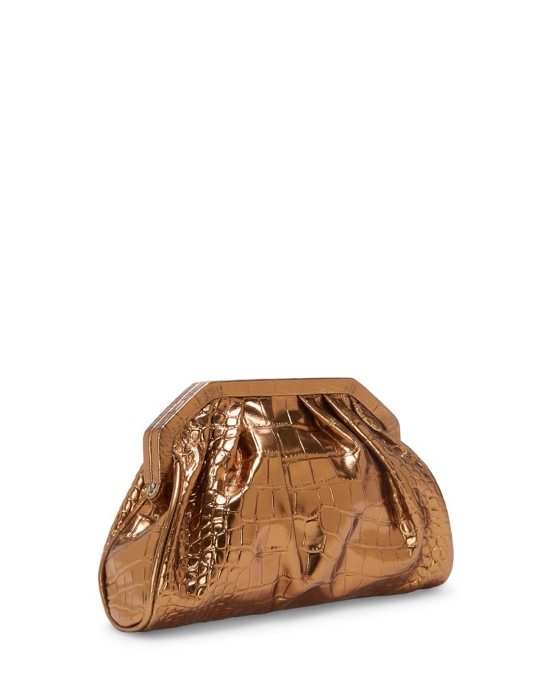 Clutch Vince Camuto Baklo Mujer Doradas | 897-XRYPOT