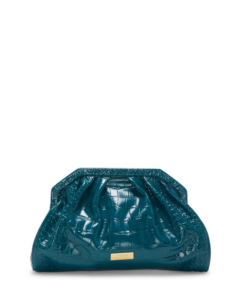 Clutch Vince Camuto Baklo Mujer Verde | 823-YIUNTH