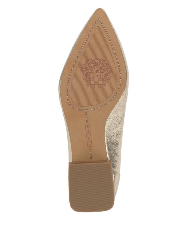 Mocasines Vince Camuto Calentha Mujer Doradas Claro | 704-IYNLMH