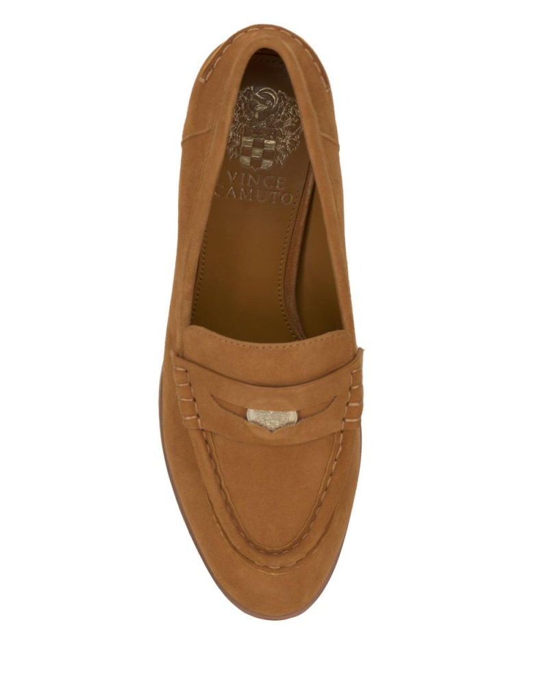 Mocasines Vince Camuto Carissla Mujer Golden Rod Suede | 453-ZILWCJ