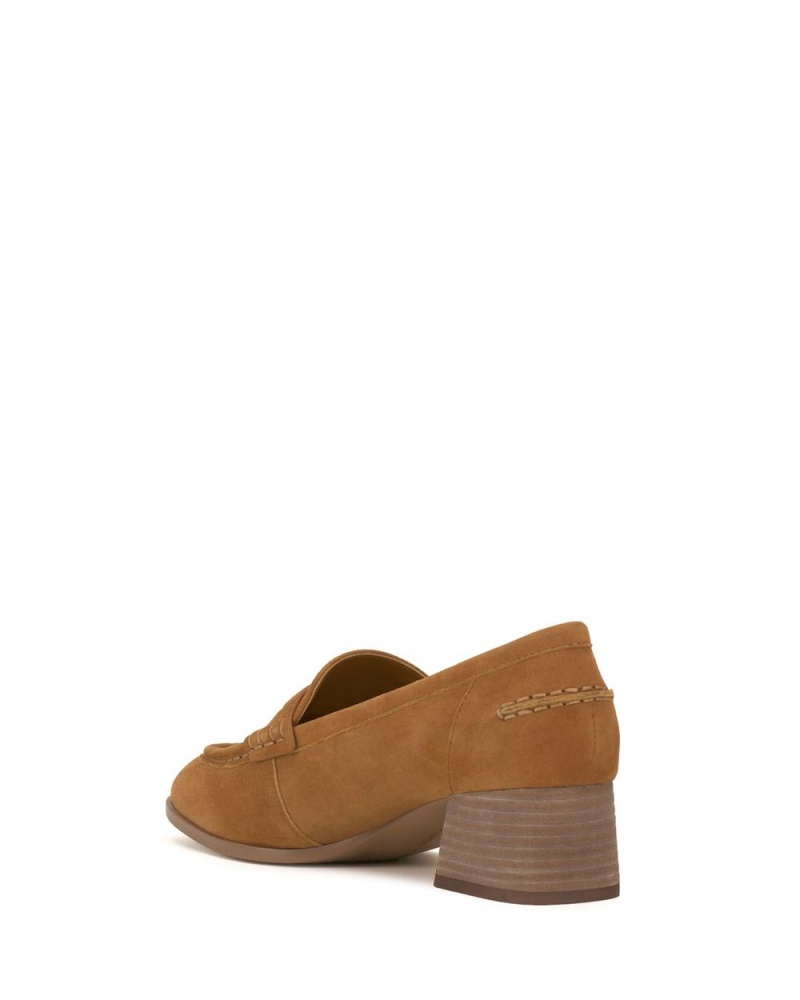 Mocasines Vince Camuto Carissla Mujer Golden Rod Suede | 453-ZILWCJ