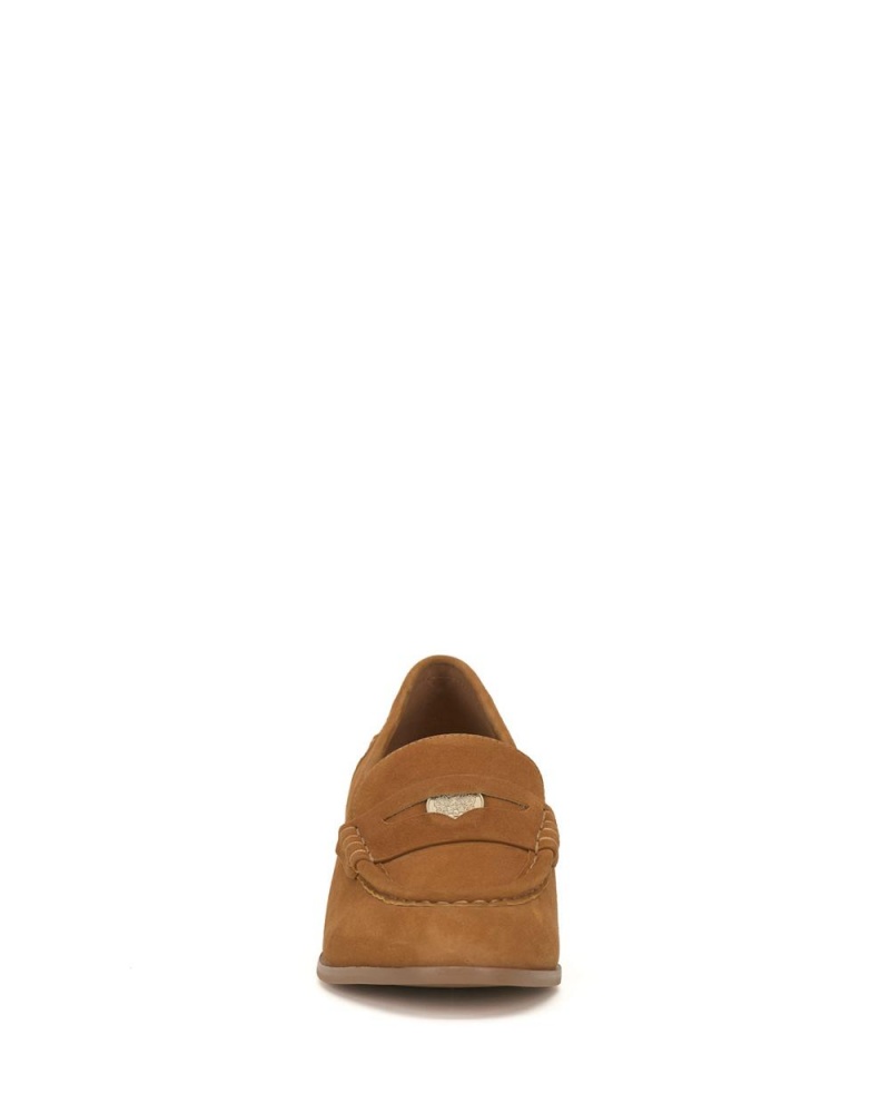 Mocasines Vince Camuto Carissla Mujer Golden Rod Suede | 453-ZILWCJ