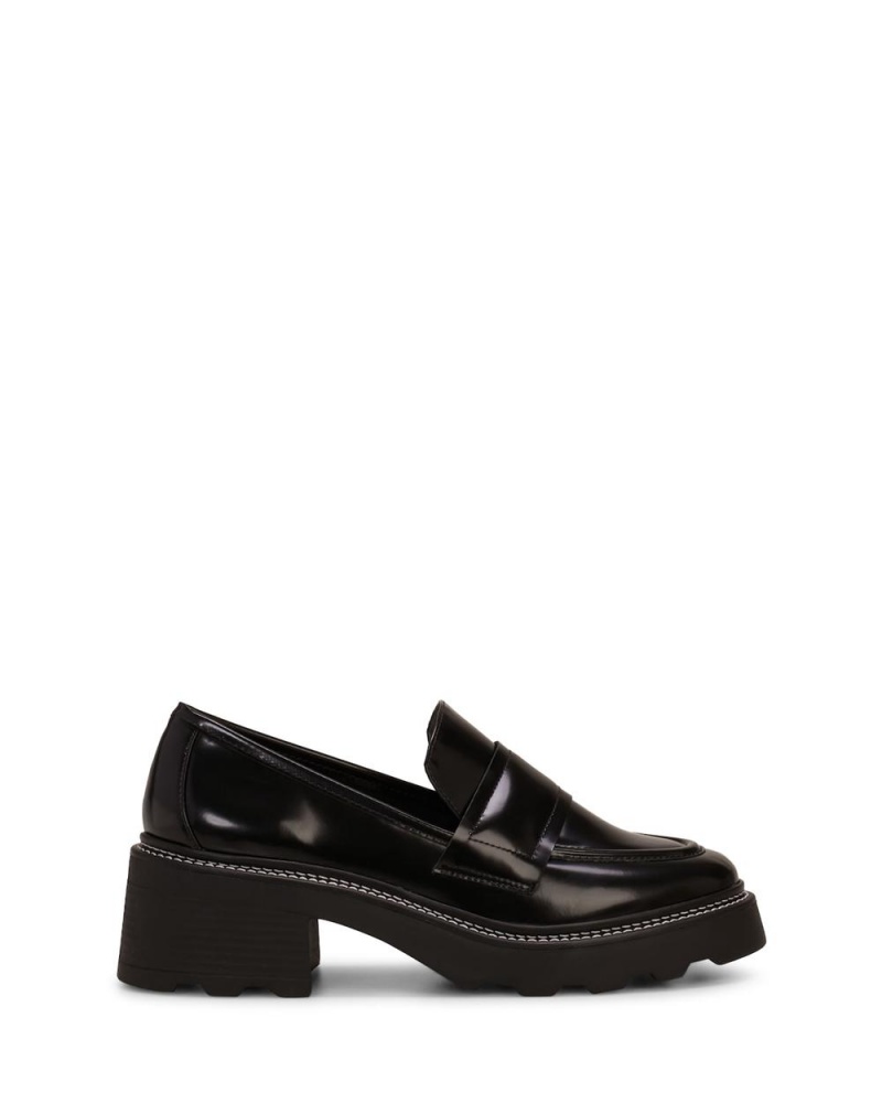 Mocasines Vince Camuto Chantie Mujer Negras | 576-QCNWXR