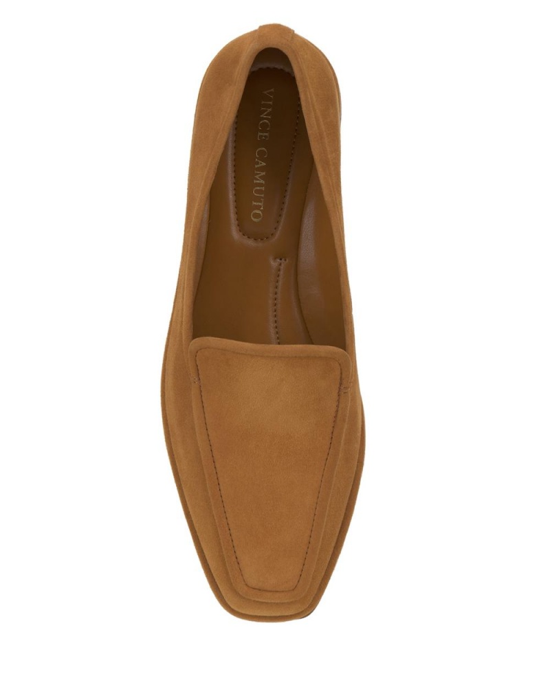 Mocasines Vince Camuto Drananda Mujer Golden Rod Suede | 576-NJRIFQ