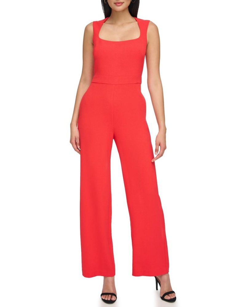 Mono Vince Camuto Cutout-Back Directo-Leg Mujer Rojas Mango | 567-UNLCKM