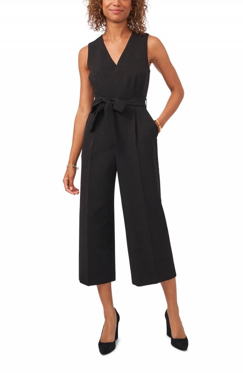 Mono Vince Camuto Sleeveless Culotte Mujer Negras | 689-BMTGZI