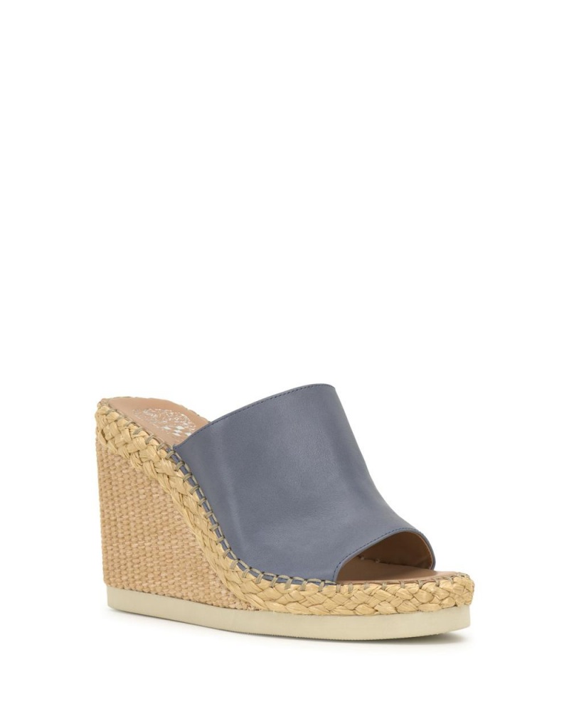 Mulas Vince Camuto Brissia Wedge Mujer Azules | 837-UQJOXD