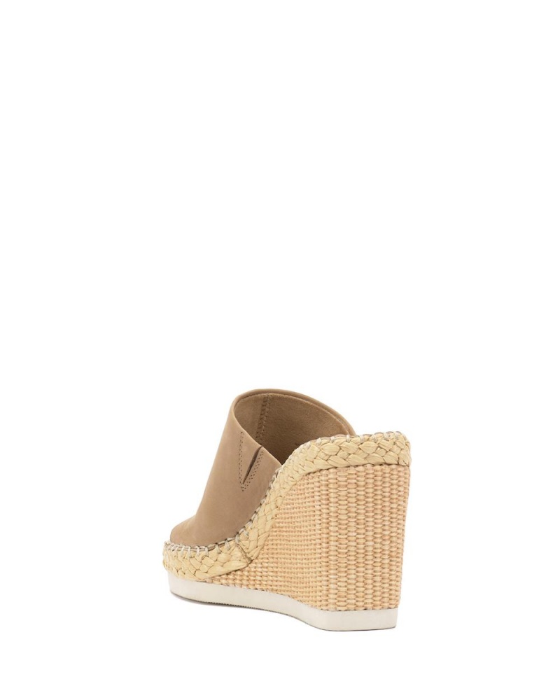 Mulas Vince Camuto Brissia Wedge Mujer Marrones | 201-JKNABD