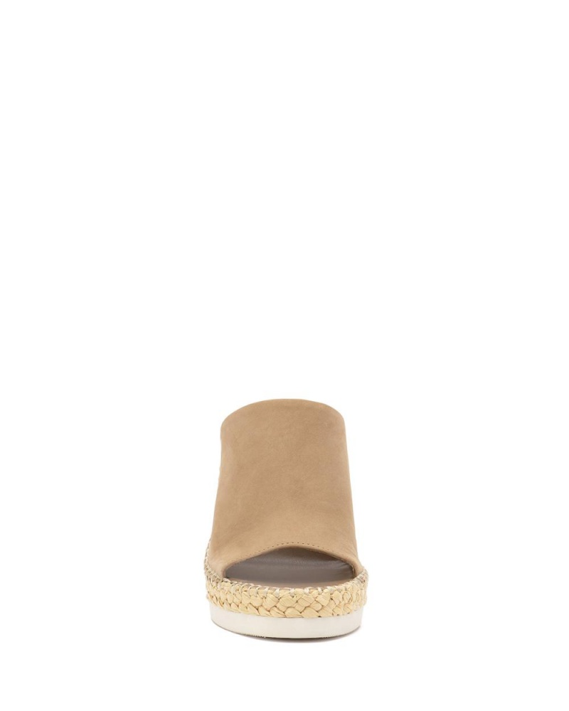 Mulas Vince Camuto Brissia Wedge Mujer Marrones | 201-JKNABD