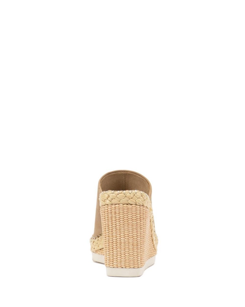 Mulas Vince Camuto Brissia Wedge Mujer Marrones | 201-JKNABD