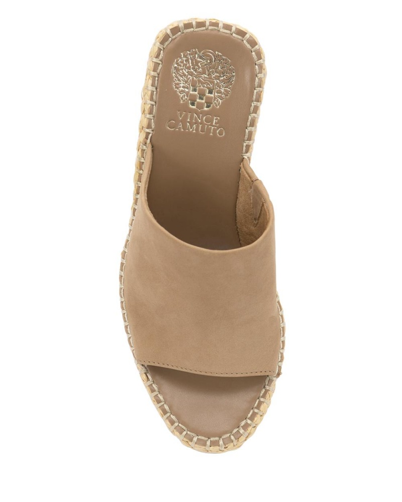 Mulas Vince Camuto Brissia Wedge Mujer Marrones | 201-JKNABD