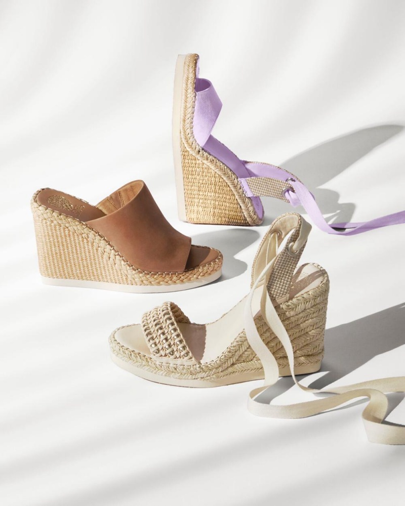 Mulas Vince Camuto Brissia Wedge Mujer Marrones | 201-JKNABD