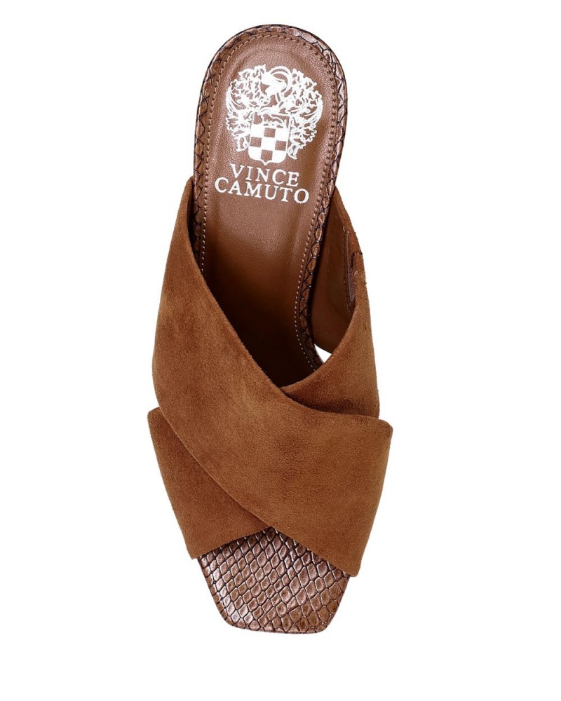 Mulas Vince Camuto Rehnya Mujer Marrones | 540-FSHDXN