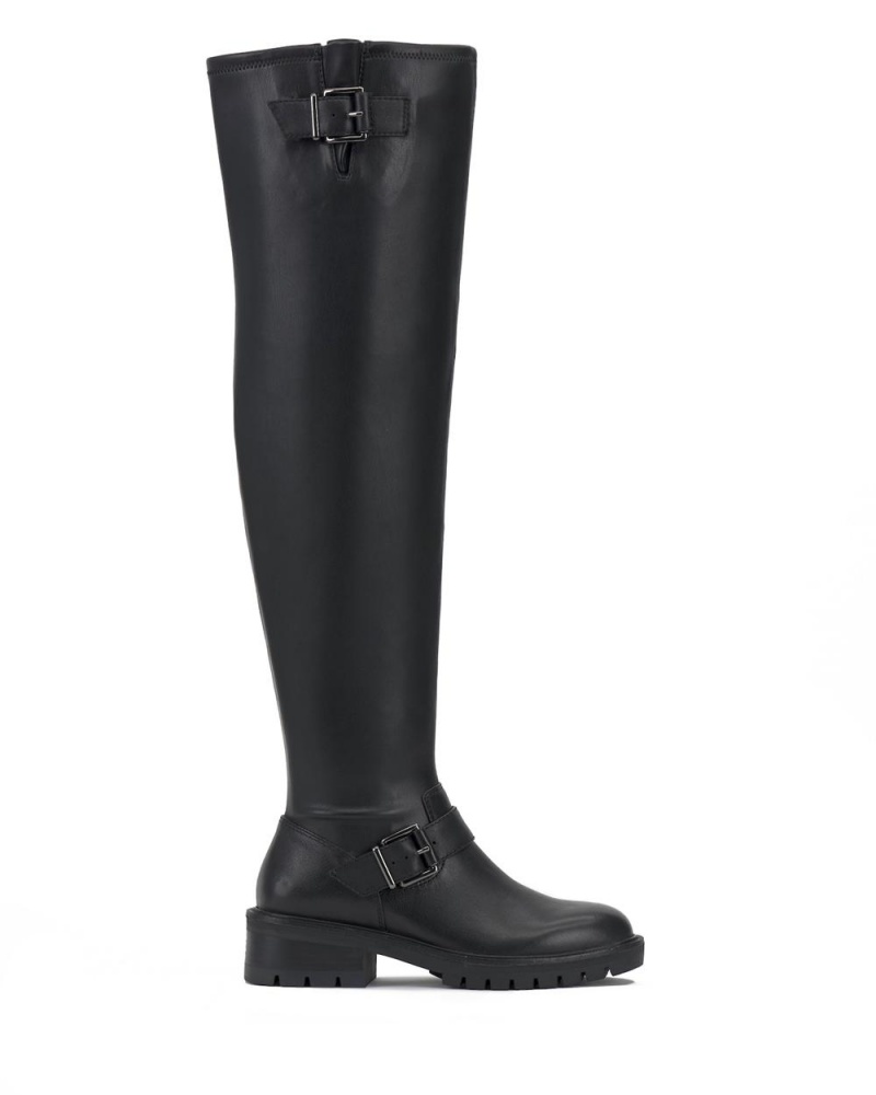 Over-The-Knee Boots Vince Camuto Abrila Wide-Calf Mujer Negras | 462-RXMNOV