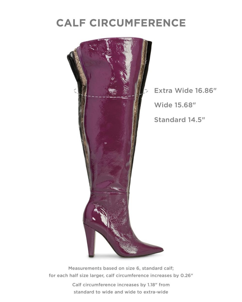 Over-The-Knee Boots Vince Camuto Minnada Extra Wide-Calf Mujer Negras | 320-SILJQX