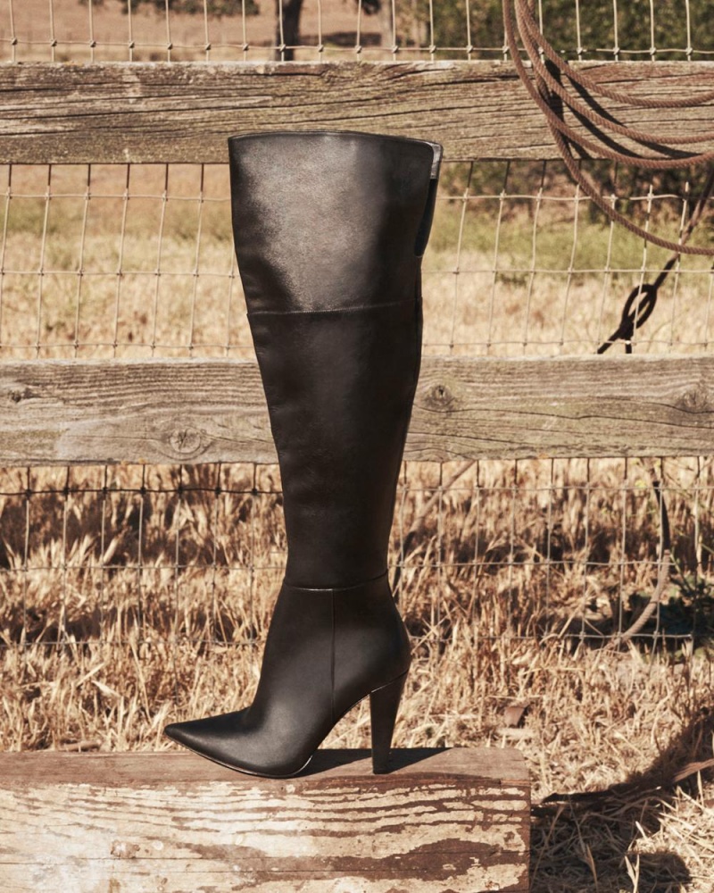 Over-The-Knee Boots Vince Camuto Minnada Mujer Negras | 740-HAGDEY