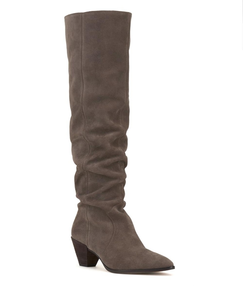 Over-The-Knee Boots Vince Camuto Sewinny Extra Wide-Calf Mujer Marrones | 658-XFSWLY