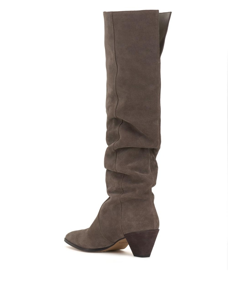 Over-The-Knee Boots Vince Camuto Sewinny Extra Wide-Calf Mujer Marrones | 658-XFSWLY