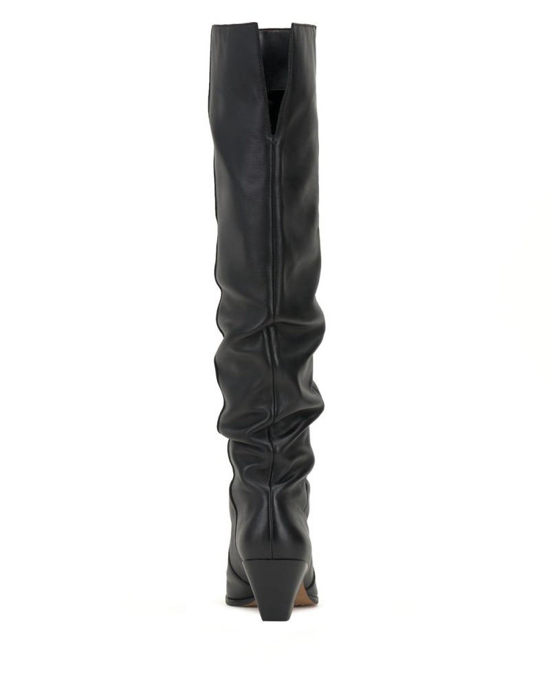 Over-The-Knee Boots Vince Camuto Sewinny Wide-Calf Mujer Negras | 762-GDVEUQ