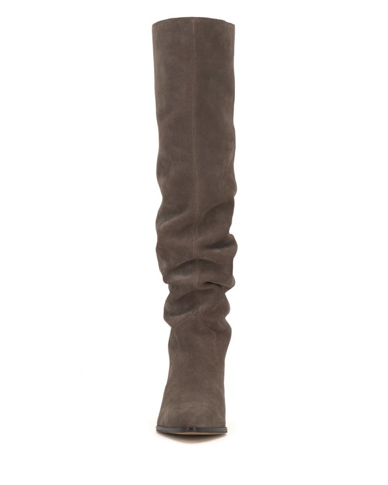 Over-The-Knee Boots Vince Camuto Sewinny Wide-Calf Mujer Marrones | 748-JZDVMR