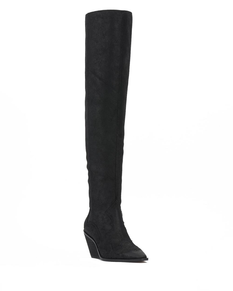 Over-The-Knee Boots Vince Camuto Shaharla Mujer Negras | 726-GSWKUF