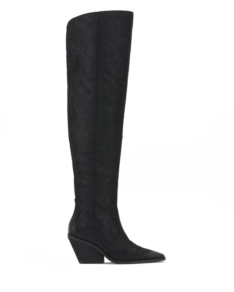 Over-The-Knee Boots Vince Camuto Shaharla Mujer Negras | 726-GSWKUF