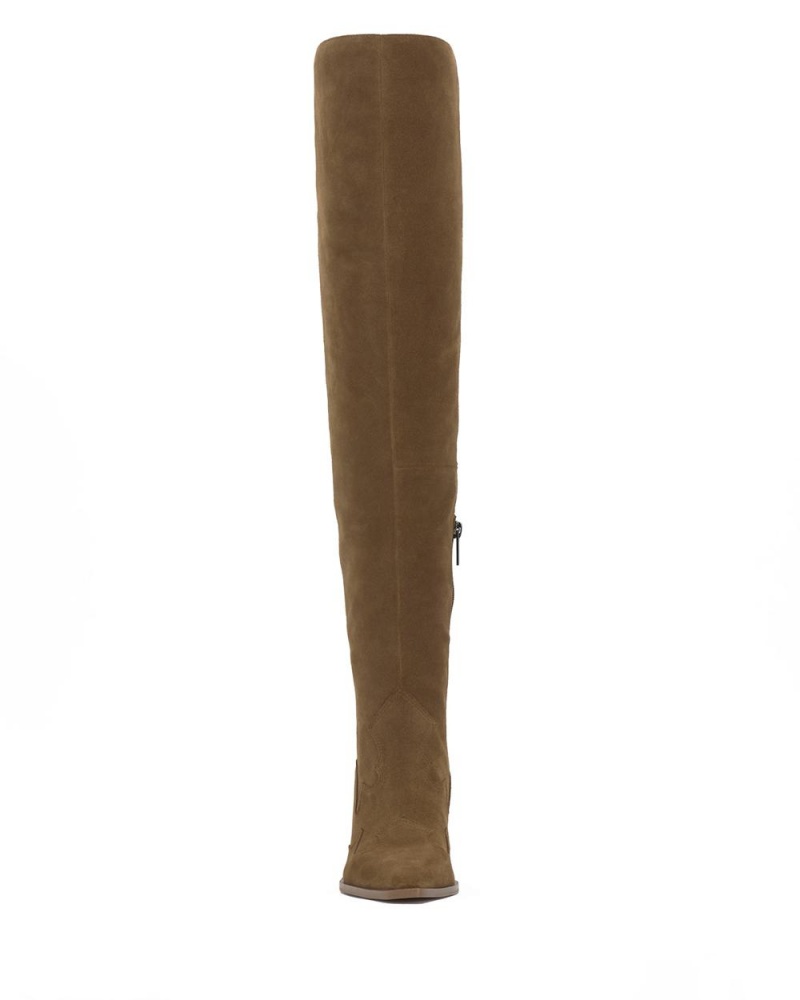 Over-The-Knee Boots Vince Camuto Shaharla Mujer Marrones | 829-VZJHLO