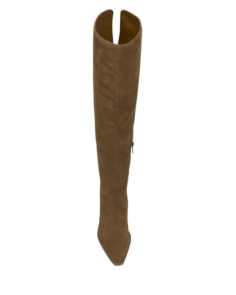 Over-The-Knee Boots Vince Camuto Shaharla Mujer Marrones | 829-VZJHLO