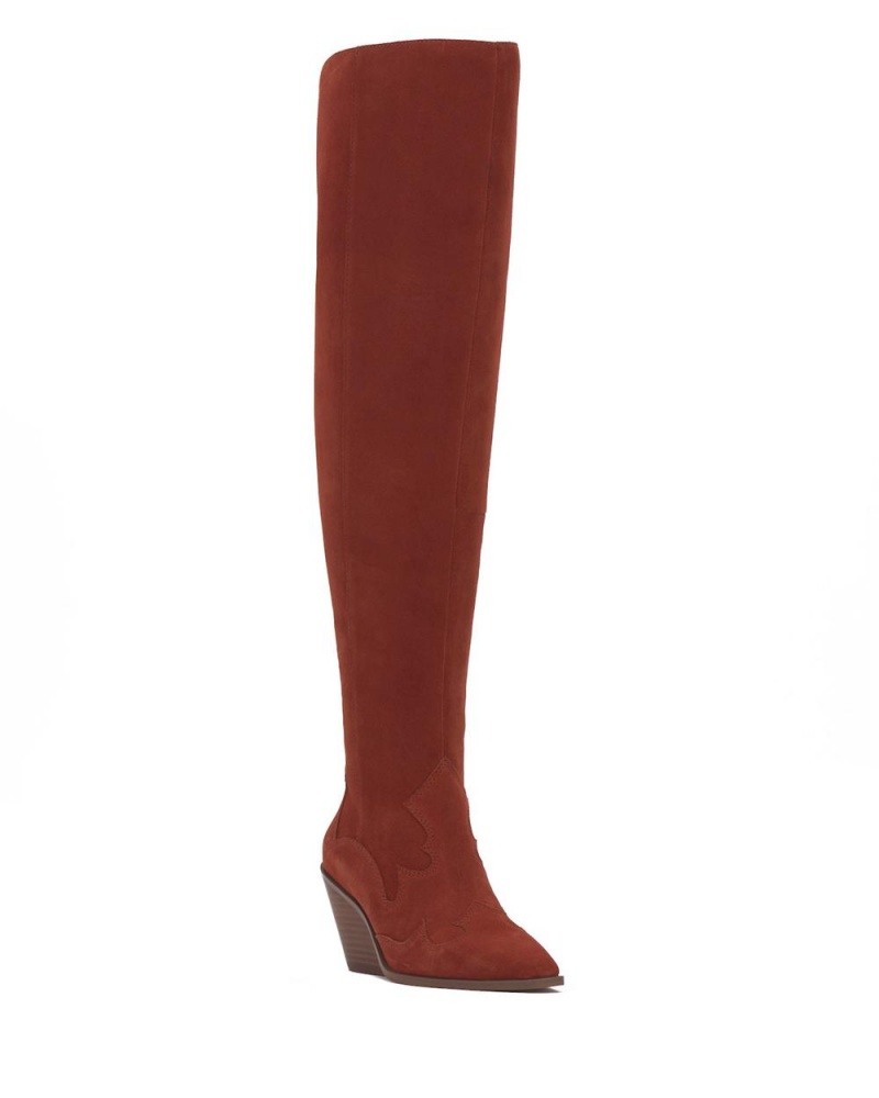 Over-The-Knee Boots Vince Camuto Shaharla Mujer Burdeos | 023-MQWXNL