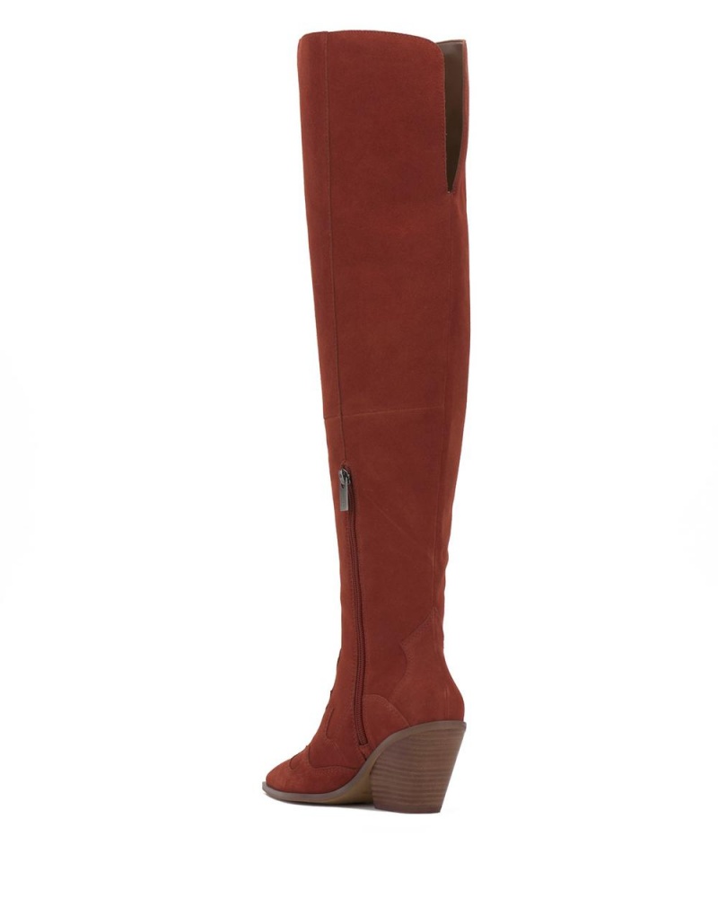 Over-The-Knee Boots Vince Camuto Shaharla Mujer Burdeos | 023-MQWXNL