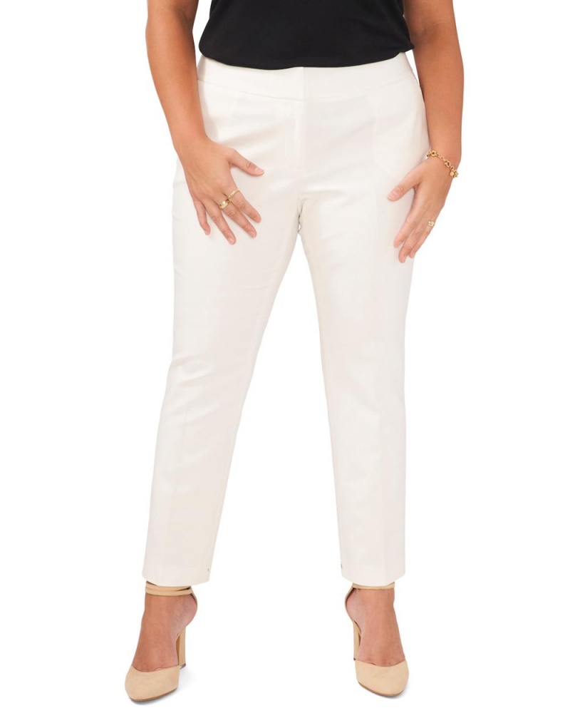 Pantalon Vince Camuto Cropped (Plus Size) Mujer Blancas | 724-MAPSTB