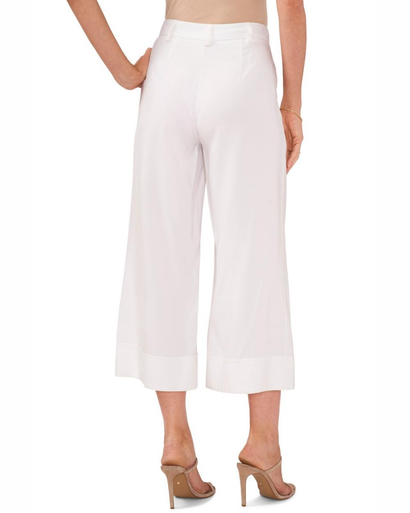 Pantalon Vince Camuto Cropped Wide-Leg Mujer Blancas | 048-ACGHBF