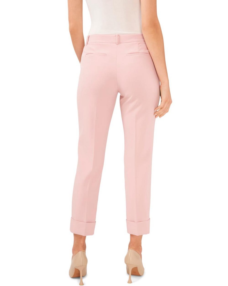 Pantalon Vince Camuto Cuffed-Front Mujer Rosas | 967-IKWBDL