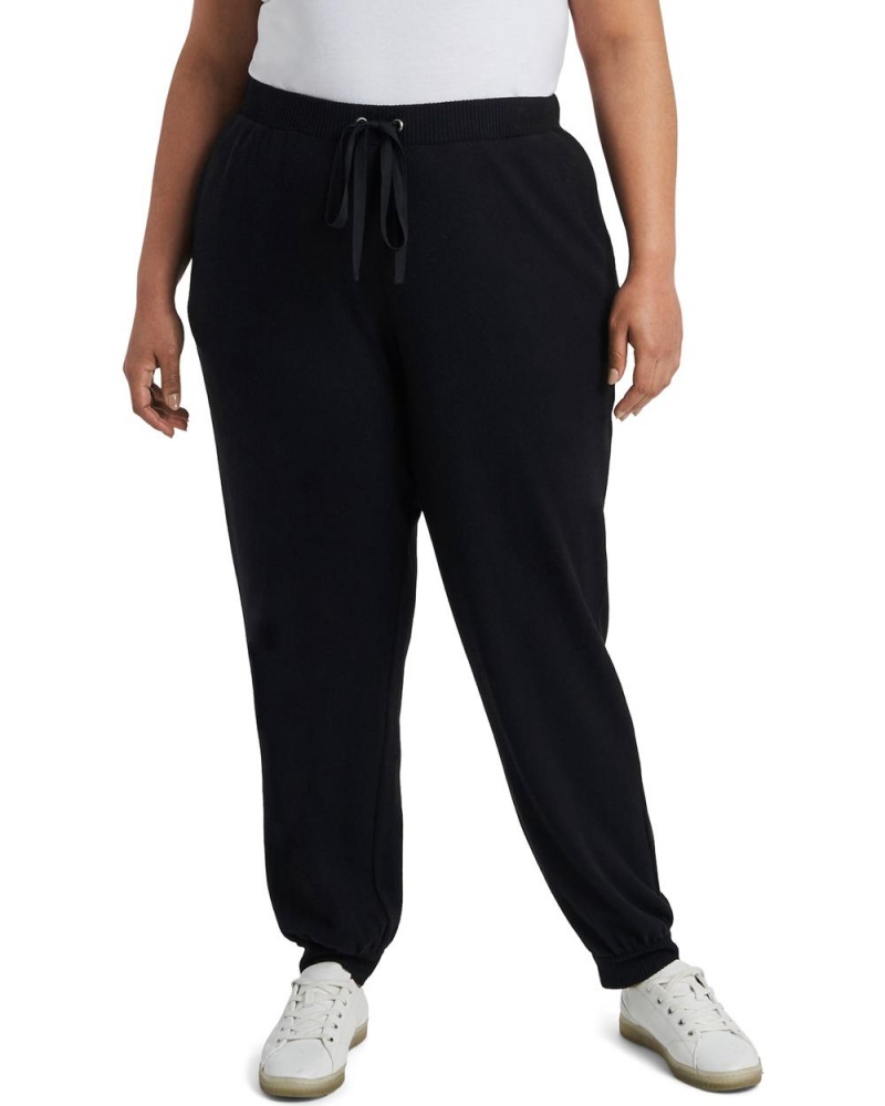 Pantalon Vince Camuto Drawstring Jogger (Plus Size) Mujer Negras | 190-RAFCZQ