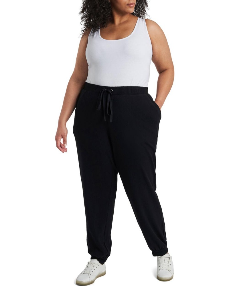 Pantalon Vince Camuto Drawstring Jogger (Plus Size) Mujer Negras | 190-RAFCZQ