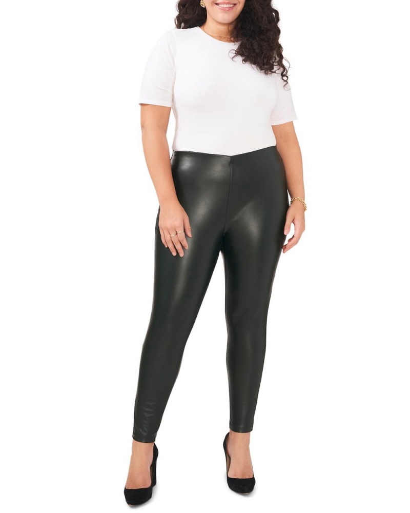 Pantalon Vince Camuto Faux Cuero Stretch (Plus Size) Mujer Verde Verde Menta | 582-QEKXJR