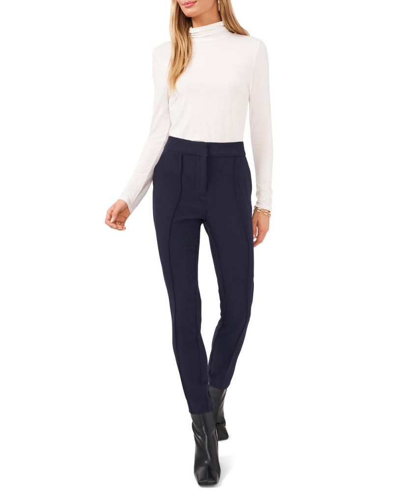 Pantalon Vince Camuto Pintuck Mujer Azul Marino | 629-YUKXDC