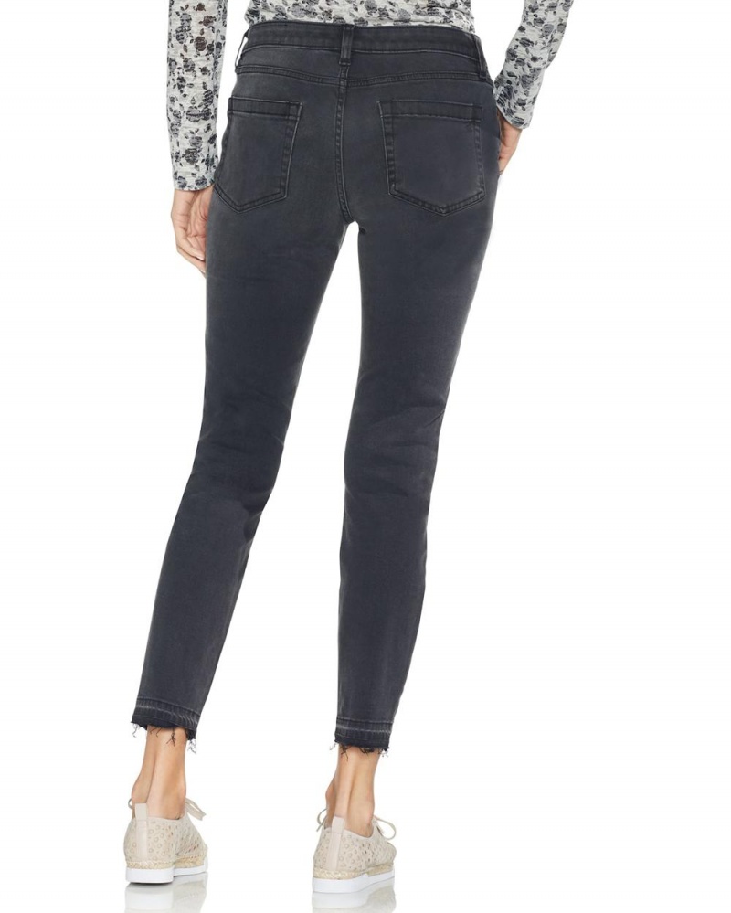 Pantalon Vince Camuto Raw-Hem Jeans Mujer Gris Oscuro | 849-VQFRIM