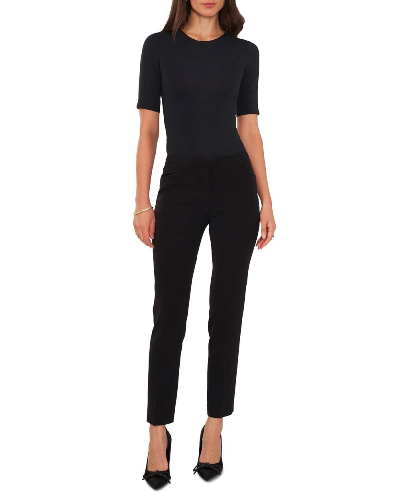 Pantalon Vince Camuto Twill Cropped Mujer Negras | 908-UALSWI