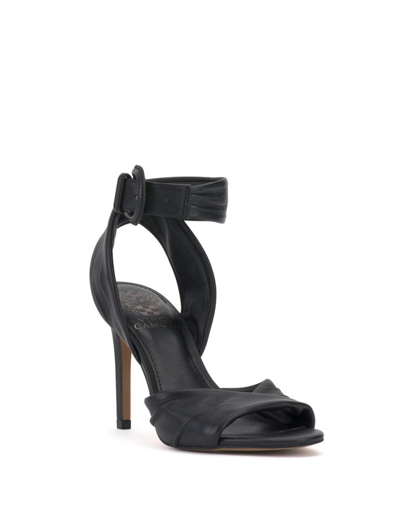 Sandalias Vince Camuto Anyria Heel Mujer Negras | 398-LZNVHD