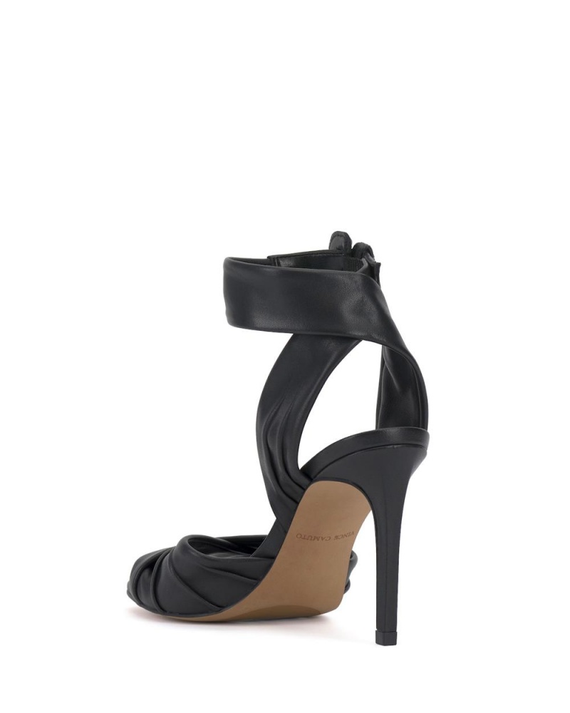 Sandalias Vince Camuto Anyria Heel Mujer Negras | 398-LZNVHD