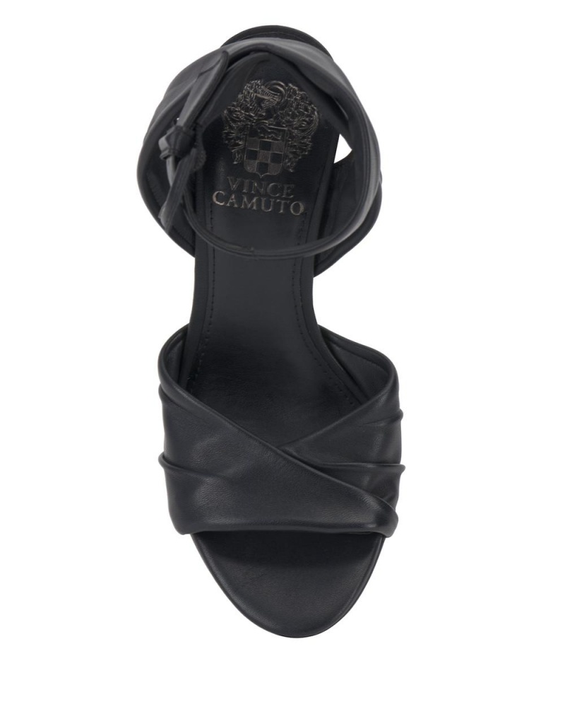 Sandalias Vince Camuto Anyria Heel Mujer Negras | 398-LZNVHD