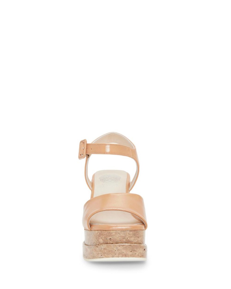 Sandalias Vince Camuto Byndy Wedge Mujer Marrones | 175-ZJNSGY