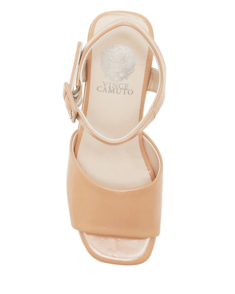 Sandalias Vince Camuto Byndy Wedge Mujer Marrones | 175-ZJNSGY