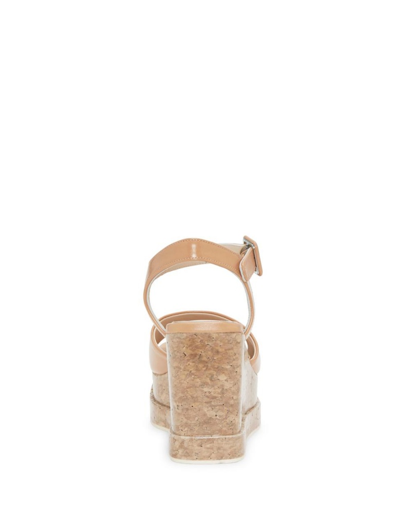 Sandalias Vince Camuto Byndy Wedge Mujer Marrones | 175-ZJNSGY