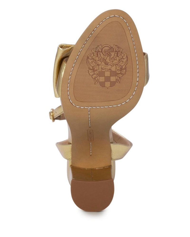 Sandalias Vince Camuto Dominik Mujer Doradas | 926-CKSDEN