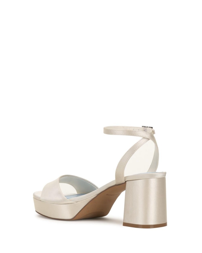 Sandalias Vince Camuto Pendreya Platform Mujer Blancas | 203-ALKRHT