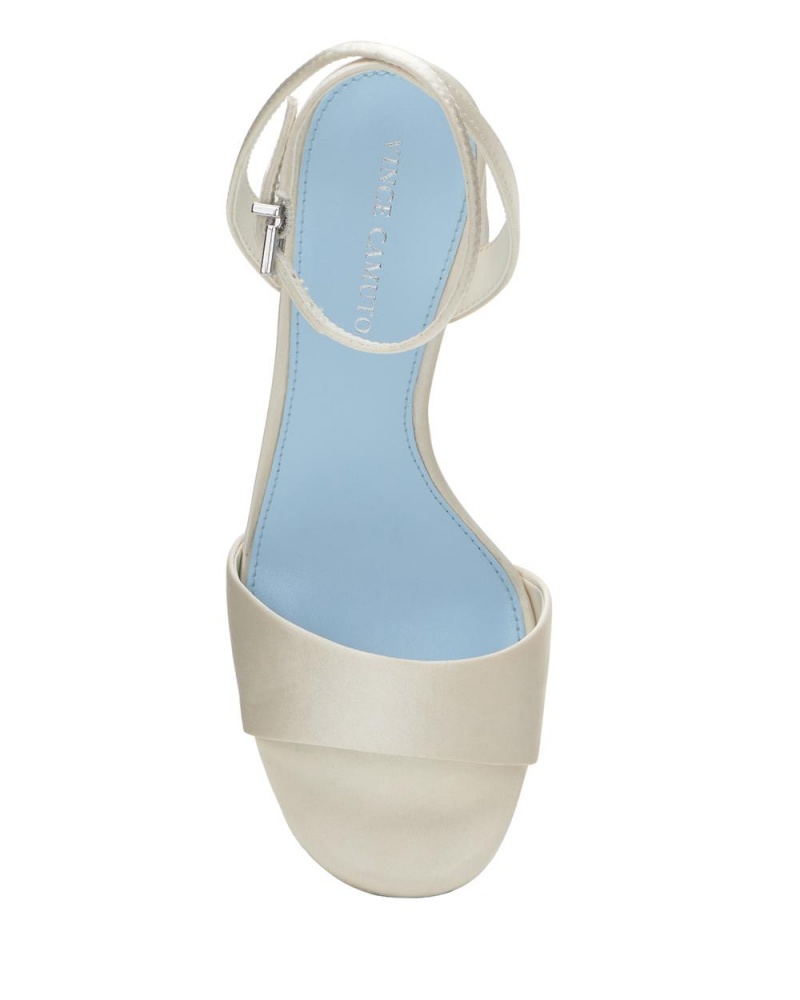 Sandalias Vince Camuto Pendry Platform Heel Mujer Blancas | 839-OIYVSH