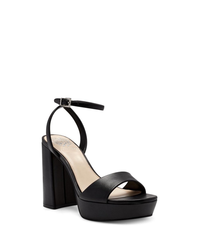 Sandalias Vince Camuto Pendry Platform Mujer Negras | 305-UKPJDT